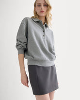 Ponte Mini Skirt | Graphite