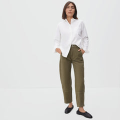 The Utility Barrel Pant | Dark Moss | Regular