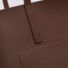 The New Day Market Tote | Chocolate