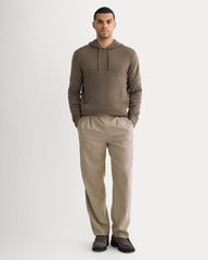 The Felted Merino Hoodie | Heather Chocolate Martini