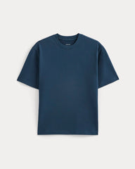 Archive Cotton Relaxed-Fit Crew | Midnight Navy