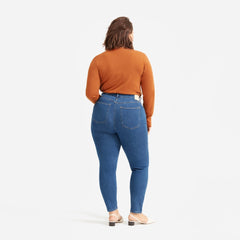 The Authentic Stretch High-Rise Skinny | Mid Blue | 26.5 Inseam