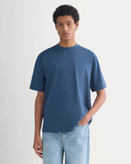 Archive Cotton Relaxed-Fit Crew | Midnight Navy
