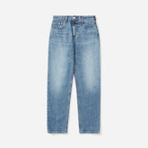 The Super-Straight Jean | Medium Blue Wash | Ankle