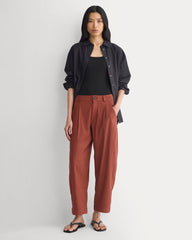 The Everywhere Pant in Stretch Linen | Henna Red