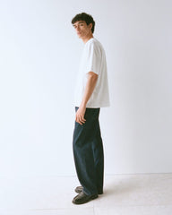 Archive Cotton Relaxed-Fit Crew | White