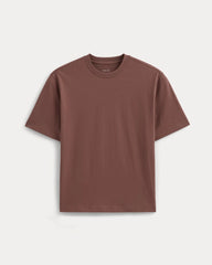 Archive Cotton Relaxed-Fit Crew | Mocha