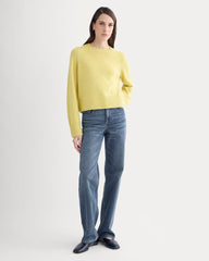 The Boxy Crew in Cashmere | Double Cream Heather