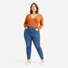 The Authentic Stretch High-Rise Skinny | Mid Blue | 28.5 Inseam