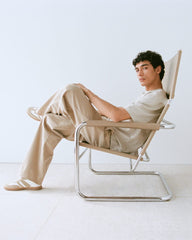 Archive Cotton Relaxed-Fit Crew | Heathered Oatmeal