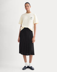 Everlane x Peace and Quiet Crest Graphic Tee | Bone
