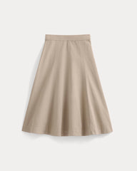 Seamed Midi Skirt | Trench Coat Khaki