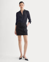 The Cargo Mini Skirt | Black