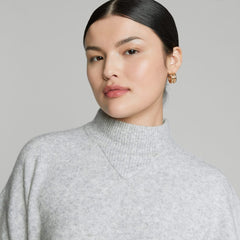 The Cozy-Stretch Pullover | Heathered Grey