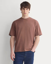 Archive Cotton Relaxed-Fit Crew | Mocha
