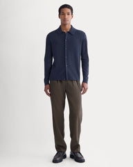 Ultrasoft Button-Down Sweater | Navy