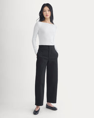 Seamed Balloon Pant | Black