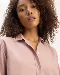 The Must-Have Shirt in Silky Cotton | Dusty Rose