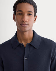 Ultrasoft Button-Down Sweater | Navy