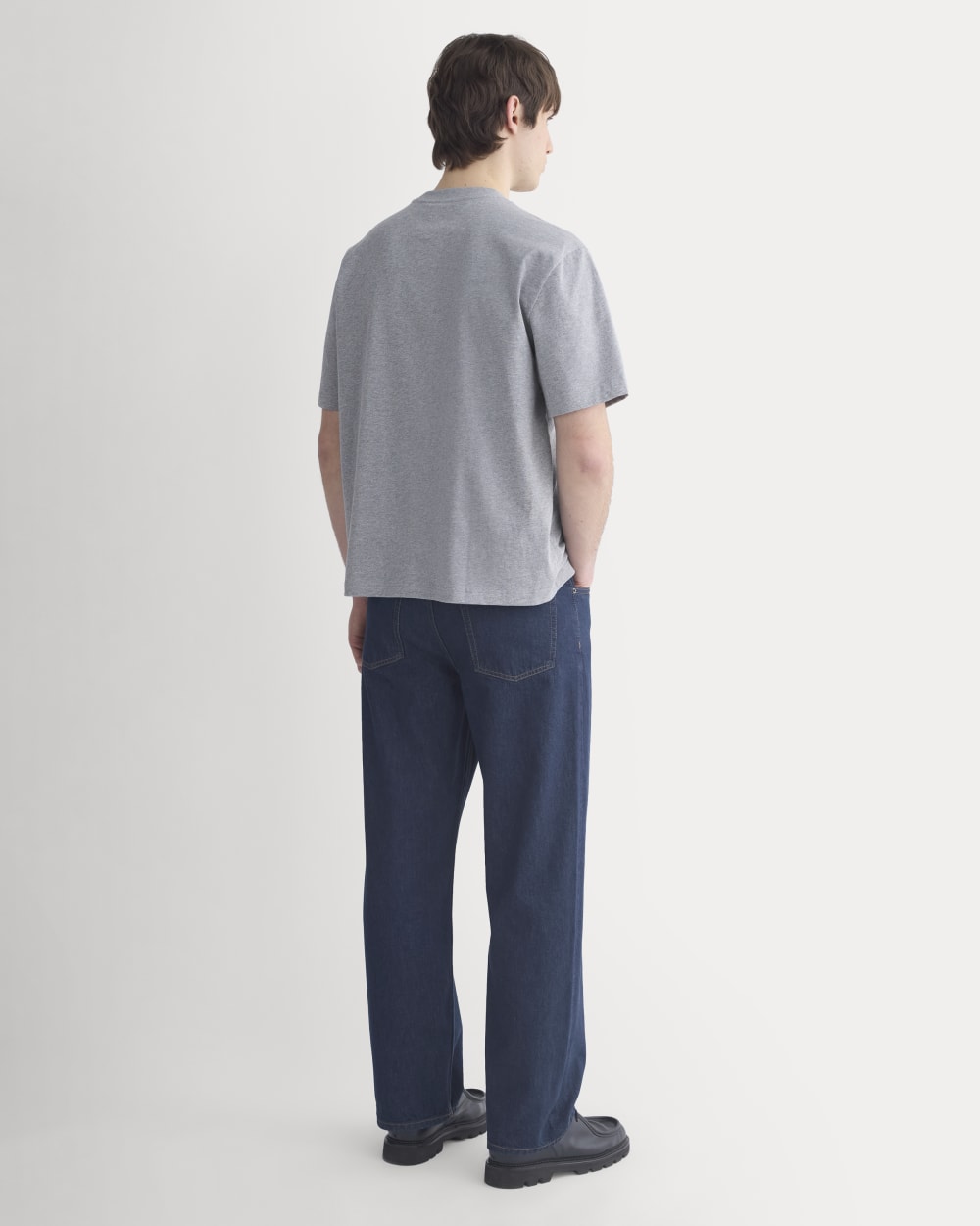 Archive Cotton Relaxed-Fit Crew | Vintage Heather Grey