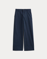 Seamed Wide-Leg Pant | Navy