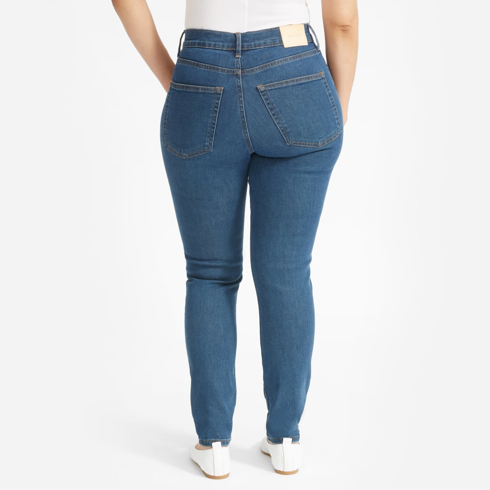 The Authentic Stretch High-Rise Skinny | Mid Blue | 28.5 Inseam