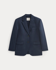 Tailored Drape Blazer | Navy