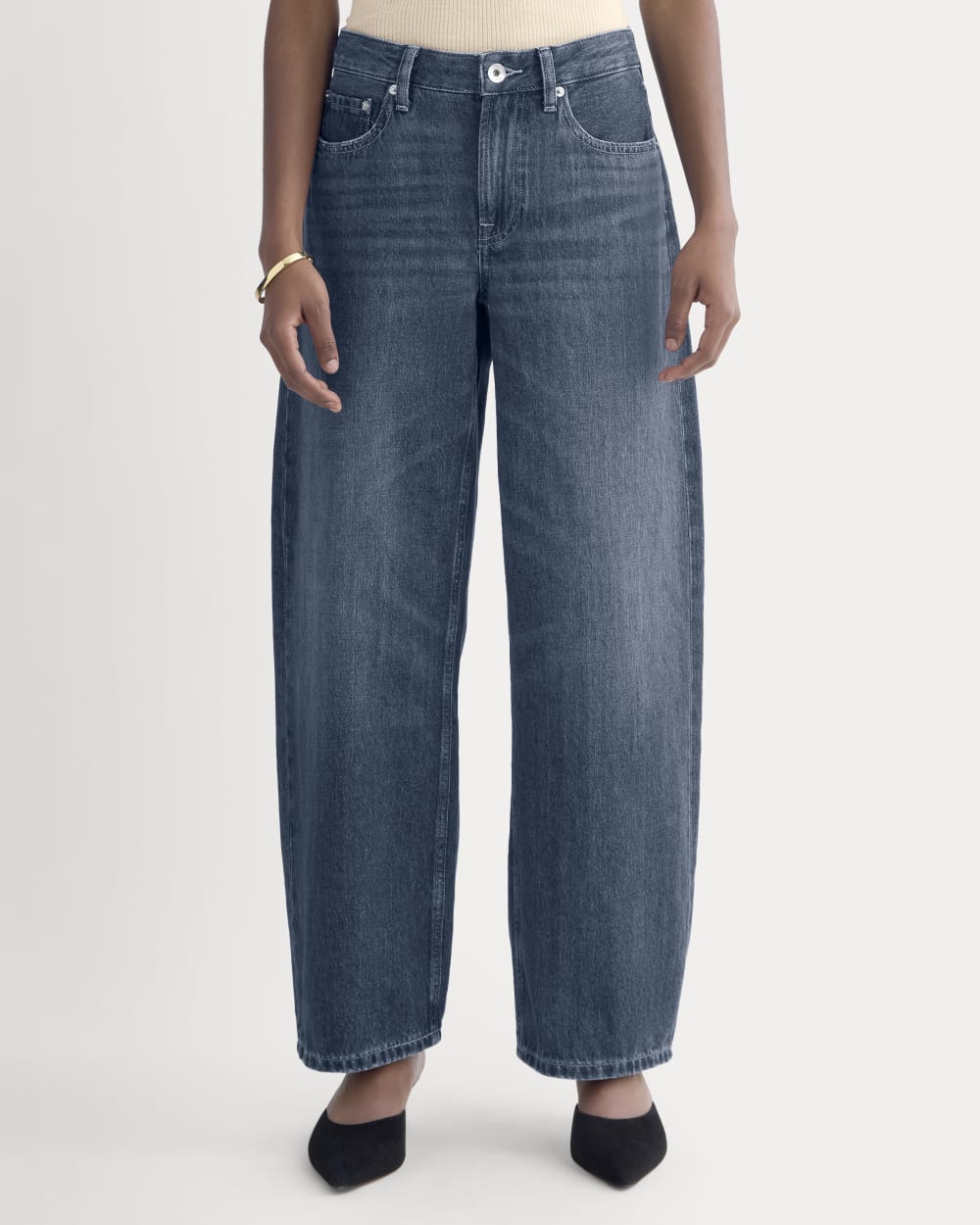 Loose Curve Jean | Tungsten Dark