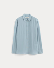 The Must-Have Shirt in Washable Silk | Soft Blue