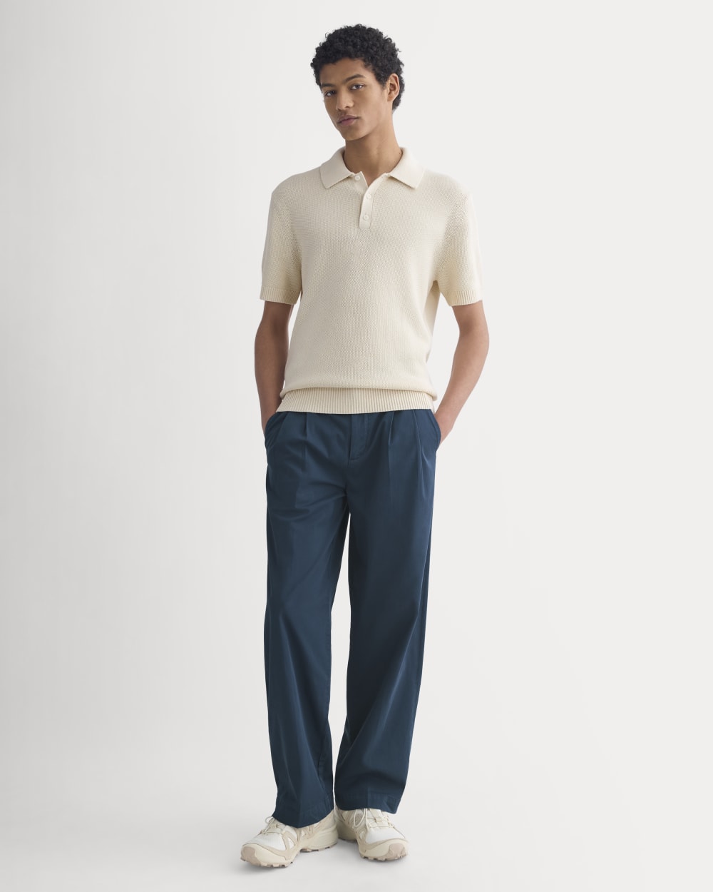 Pull-On Easy Trouser | Midnight Navy