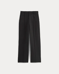 Ponte Wide-Leg Trouser | Black