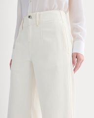 The Mid-Rise Trouser Jean | Ecru