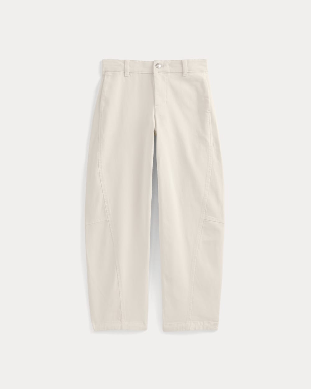 Twisted Seam Barrel Pant | Bone