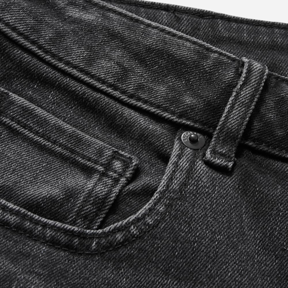 The Curvy Cheeky® Straight Jean | Washed Black | 28.5 Inseam