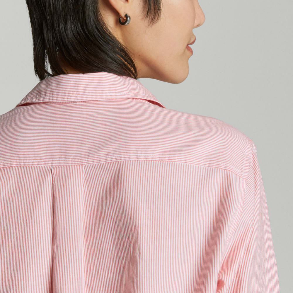 The Must-Have Shirt in Silky Cotton | Mandarin / White