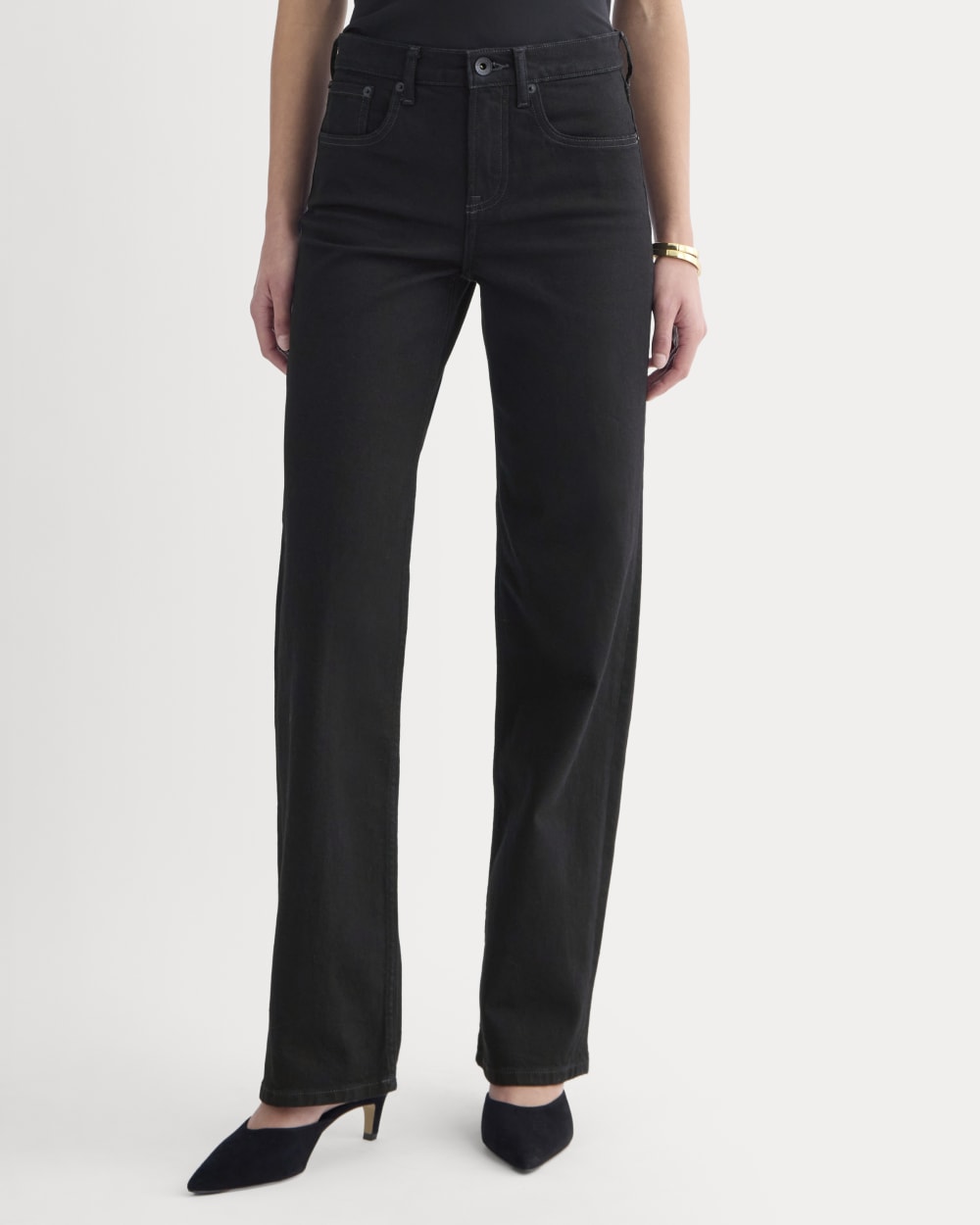 The Column Jean | Black | 33 Inseam
