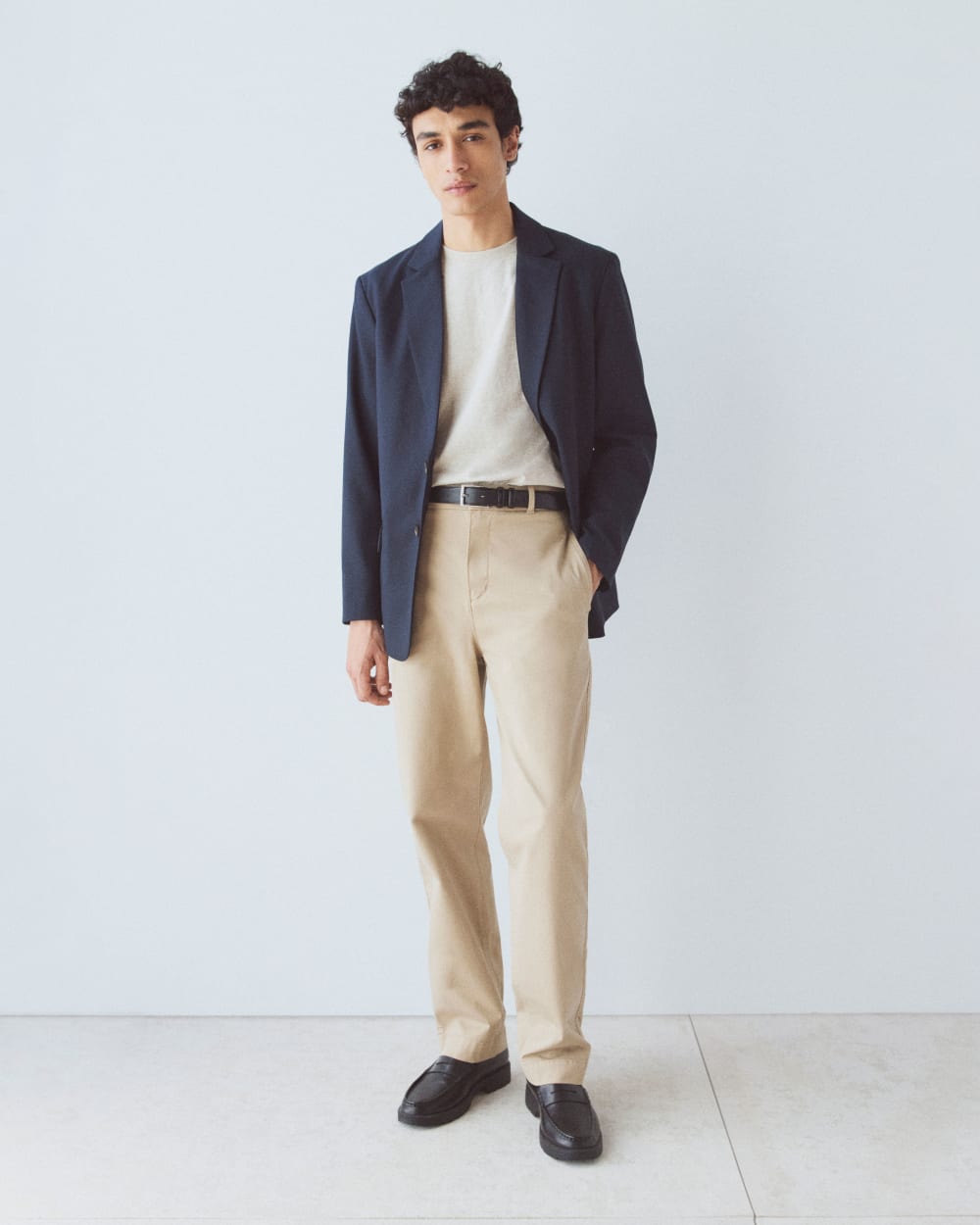 Archive Cotton Relaxed-Fit Crew | Heathered Oatmeal