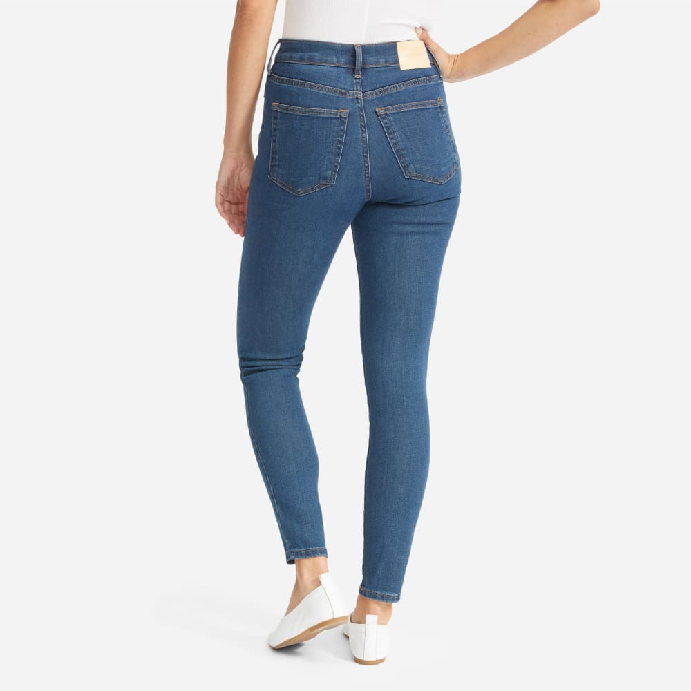 The Authentic Stretch High-Rise Skinny | Mid Blue | 28.5 Inseam