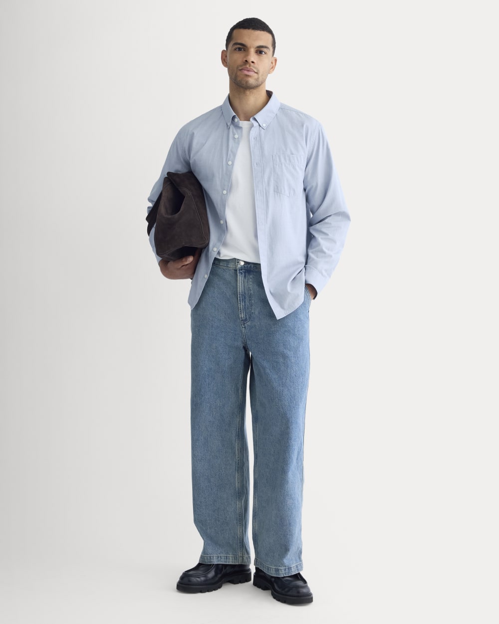 Baggy Rigid Jean | Mid Indigo | 32