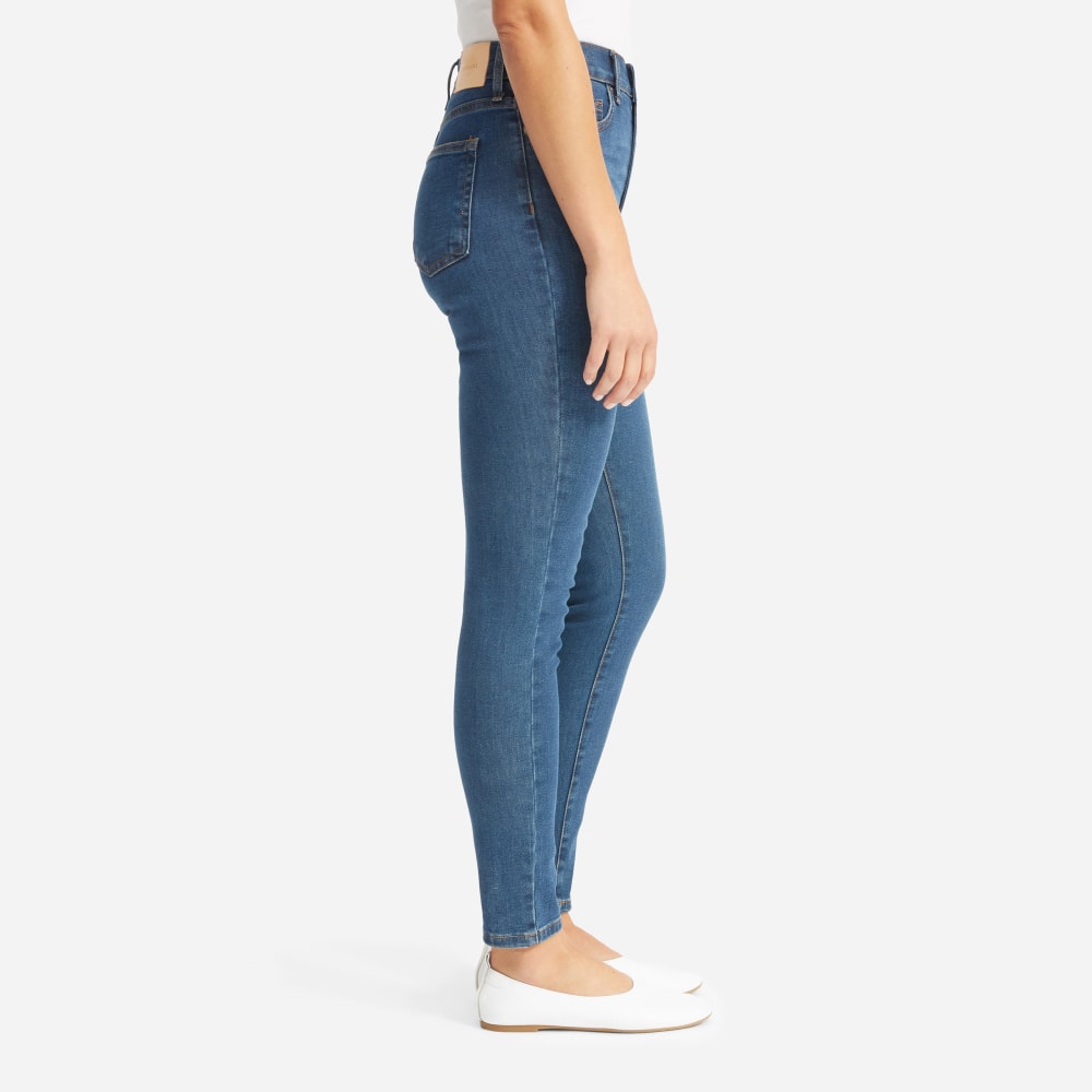 The Authentic Stretch High-Rise Skinny | Mid Blue | 28.5 Inseam