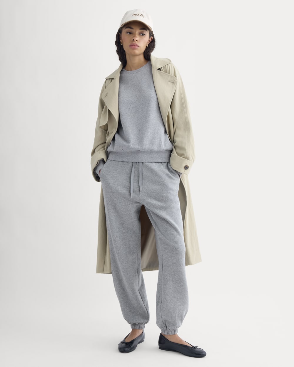 Lightweight Terry Jogger | Vintage Heather Grey