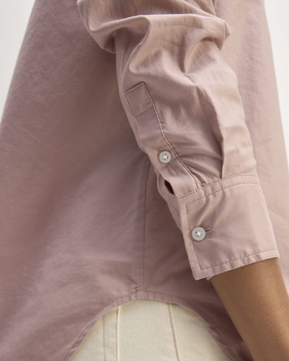 The Must-Have Shirt in Silky Cotton | Dusty Rose