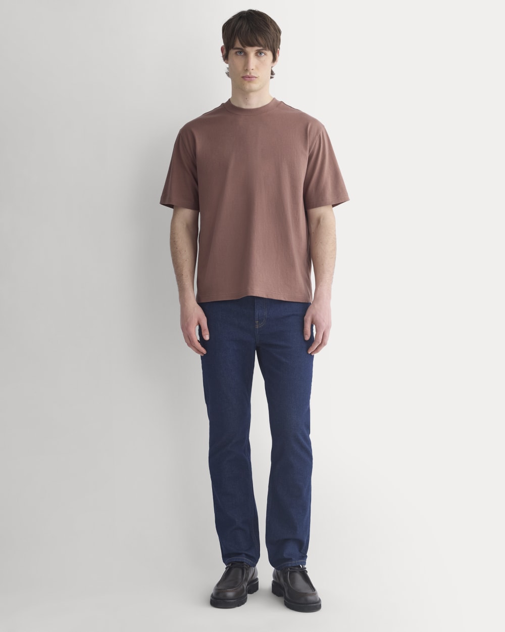 Archive Cotton Relaxed-Fit Crew | Mocha