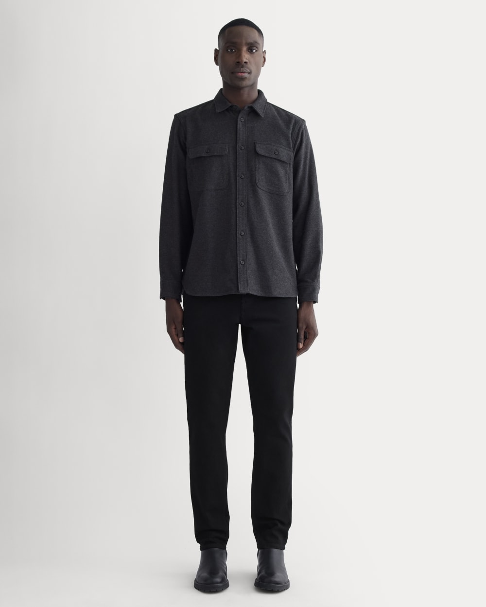 The Heavyweight Overshirt | Uniform | Charcoal Heather