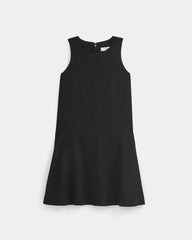 Drop Waist Mini Dress | Black