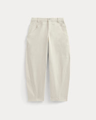 Double-Stitch Barrel Pant | Bone