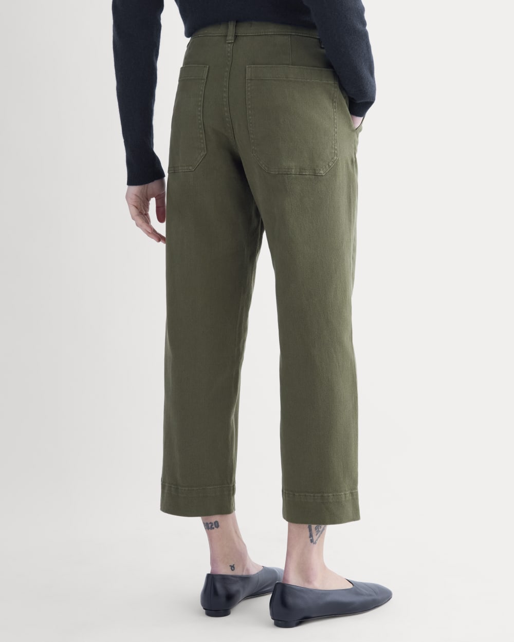 The Utility Straight-Leg Pant | Olive Night | 26.5 Inseam