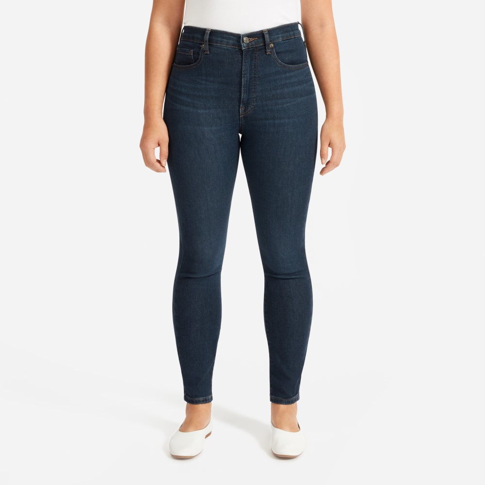 The Authentic Stretch High-Rise Skinny | Deep Indigo | 30.5 Inseam