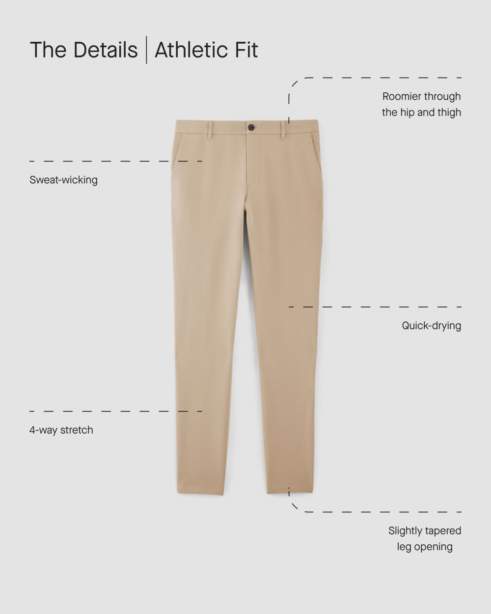The Performance Chino | Uniform | Seagrass | Athletic