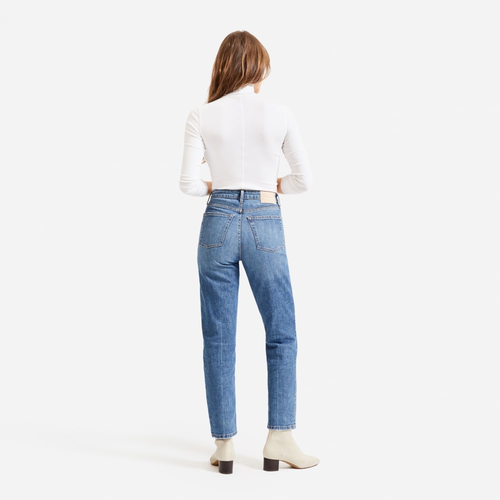 The Super-Straight Jean | Medium Blue Wash | Ankle